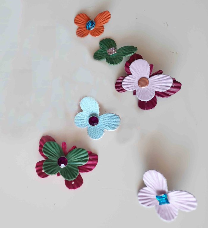 Random chosen Leather colored Butterflies